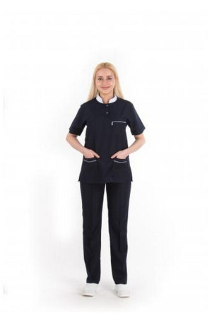 BH 308 Polo Hakim Yaka Model, Lacivert Alpaka Kumaş