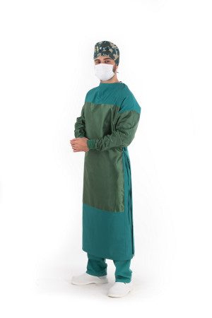 BG 900 Ameliyat Boks Gömleği, Ön ve Kollar Takviyeli, Terycotton Kumaş