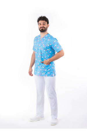 Dişçi Desen Zarf Yaka Model Takım