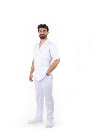 DT 087 Ceket Yaka Doktor Üniforma Takım