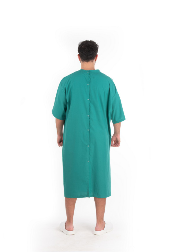 HÖ 800 Hasta Önlüğü, Sırt Açık, Kısa Kol Model