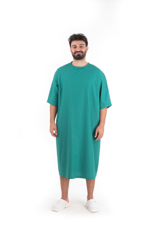 HÖ 800 Hasta Önlüğü, Sırt Açık, Kısa Kol Model