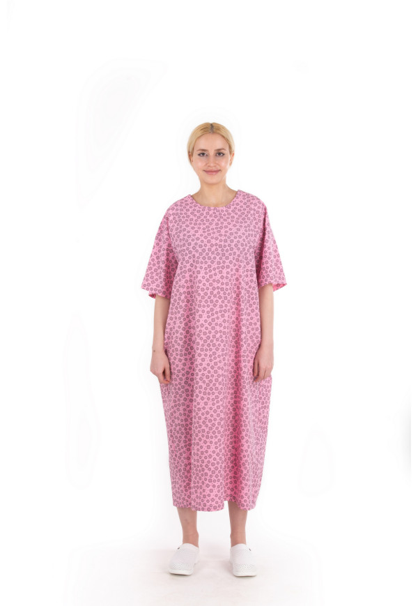 HÖ 802 Hasta Önlüğü, Kol, Omuz ve Sırt Açık