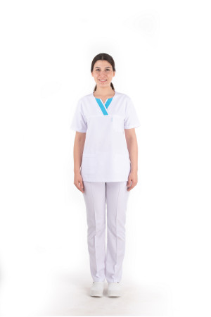 Biyeli Küçük Patlı V Yaka Model