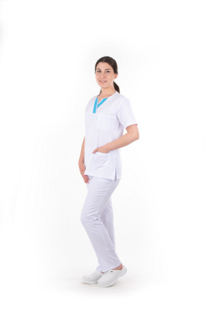 Biyeli Küçük Patlı V Yaka Model