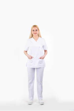 Zarf Yaka Model Beyaz Alpaka Takım