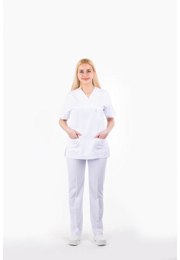 Zarf Yaka Model Beyaz Alpaka Takım