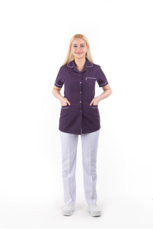 Mor Renk Bebe Yaka Model Alpaka Takım