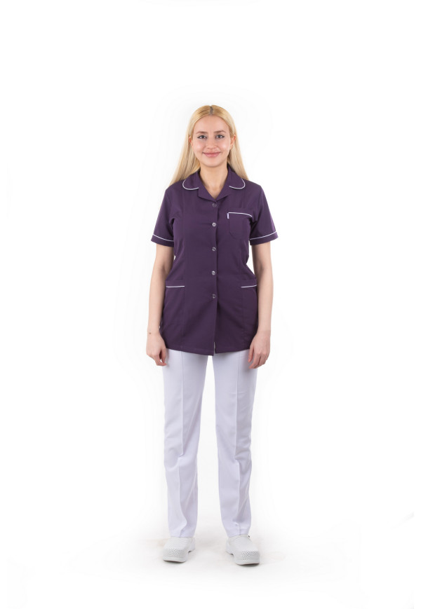 Mor Renk Bebe Yaka Model Alpaka Takım