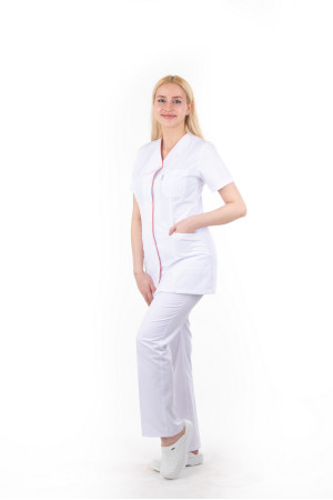 Turuncu Bilyeli V Yaka Model Alpaka Takım