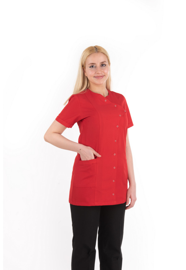 Kırmızı Alpaka Yandan Kapama Takım