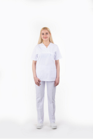 Zarf Yaka Model Beyaz Alpaka Takım