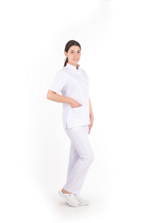 Polo Hakim Yaka Model Beyaz Alpaka Takım