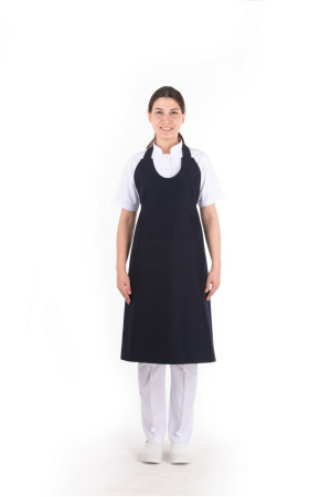 PÖ 680 Mutfak Önlüğü Lacivert Renk Alpaka Aprol Model