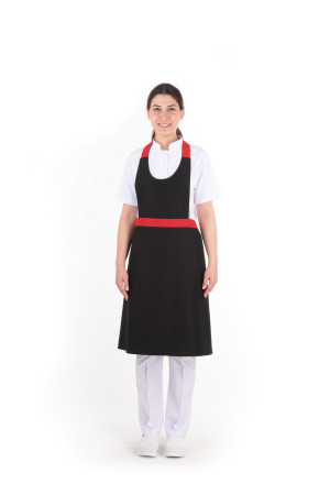 PÖ 682 Mutfak Önlüğü Bel Kemerli Arkası Kapalı