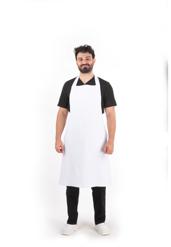 PÖ 687 Koruyucu Sıvı Geçirmez Beyaz Önlük PÖ 687 Koruyucu Sıvı Geçirmez Beyaz Önlük