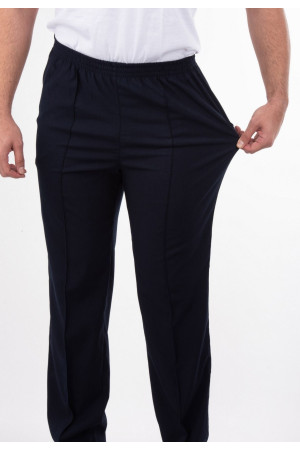 Likralı Alpaka Pantolon Lacivert Renk Ütü Dikişli