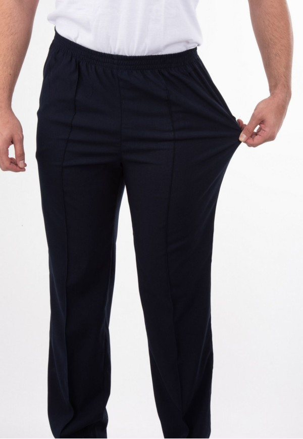 Likralı Alpaka Pantolon Lacivert Renk Ütü Dikişli