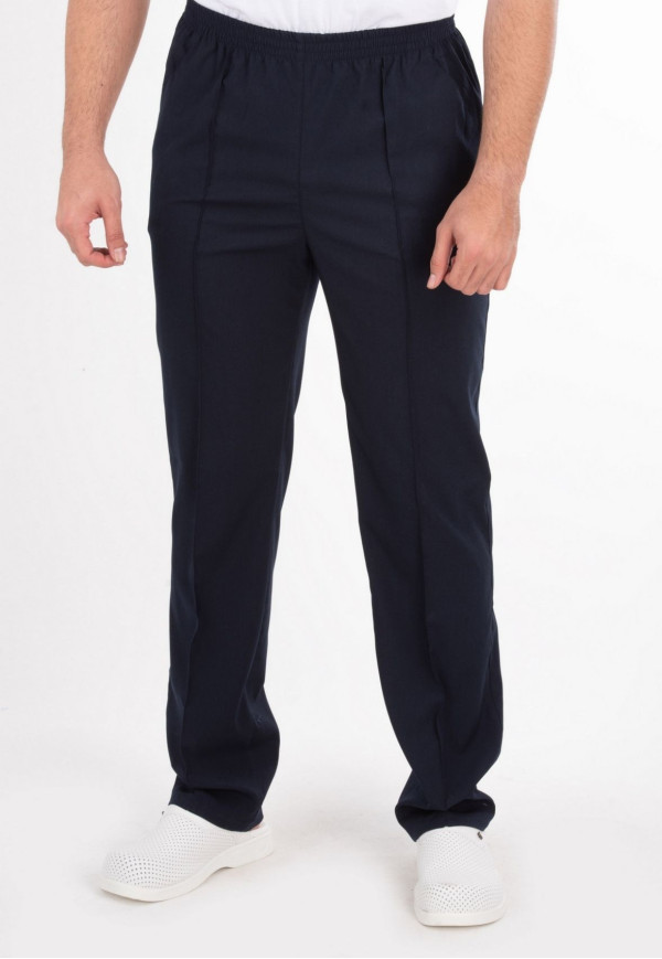 Likralı Alpaka Pantolon Lacivert Renk Ütü Dikişli