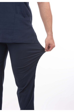 Likralı Lacivert Renk Yarasa Kol Model Terycotton Takım