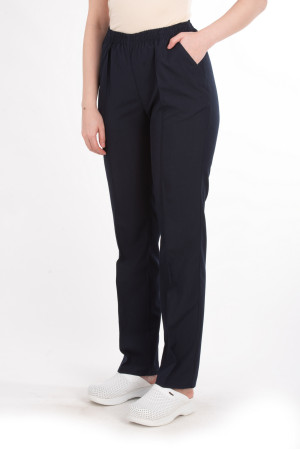 Pantolon Lacivert Renk, Alpaka Kumaş, Tam Lastikli, Ütü Dikişli Pantolon Lacivert Renk, Alpaka Kumaş, Tam Lastikli, Ütü Dikişli