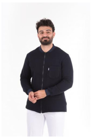 Hırka Lacivert Düz Model