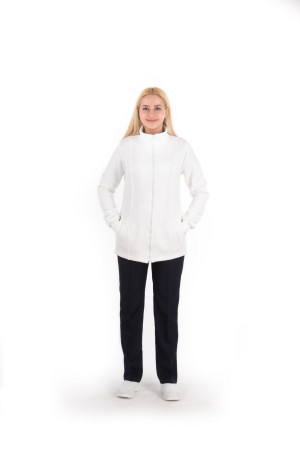 Hırka Beyaz Renk Kuplu Model