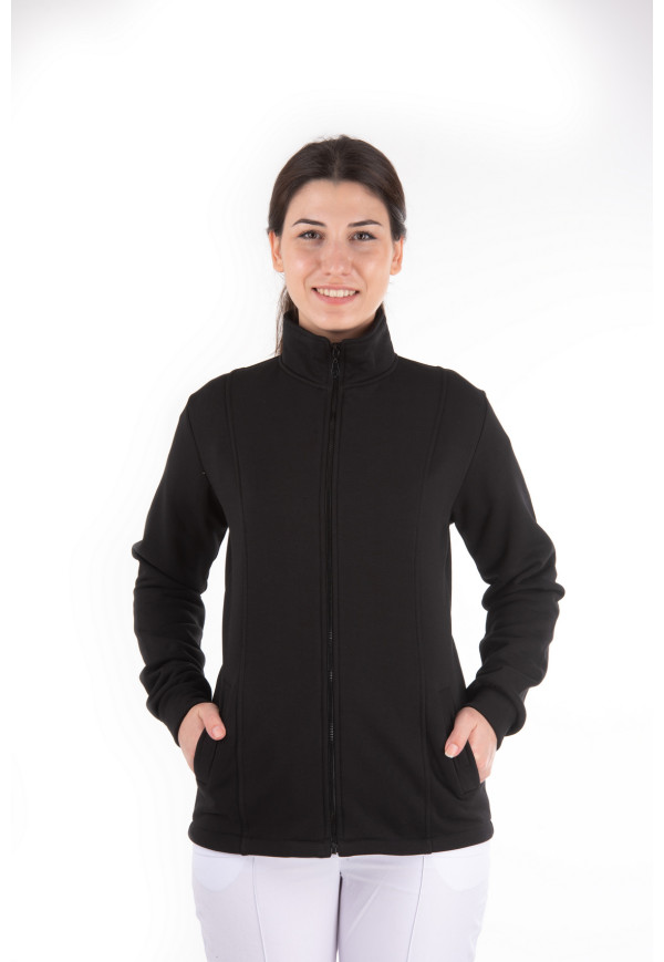 Hırka Siyah Renk Kuplu Model