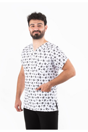 Kuru Kafa Siyah Beyaz Yarasa Kol Model