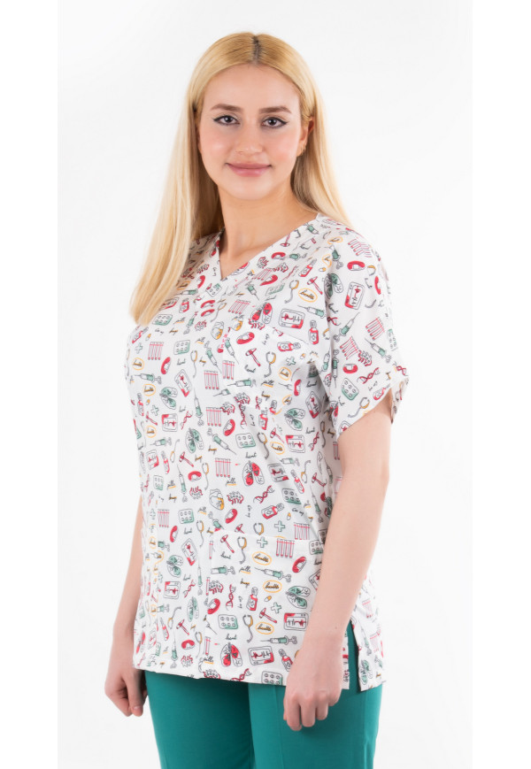 Likralı Şırınga Desen Yarasa Kol V Yaka Model Likralı Şırınga Desen Yarasa Kol V Yaka Model