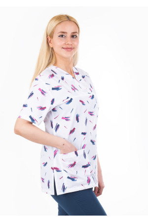 Fırça Desen Zarf Yaka Model