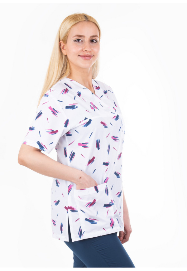 Fırça Desen Zarf Yaka Model