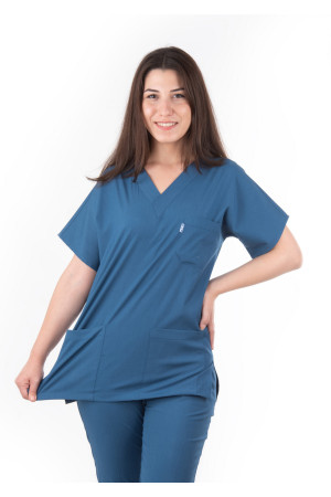 Likralı Yarasa Kol V Yaka Model