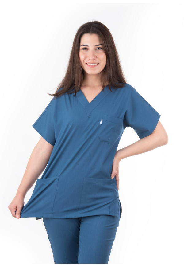 Likralı Yarasa Kol V Yaka Model