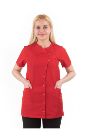 Kırmızı Alpaka Yandan Kapama Model